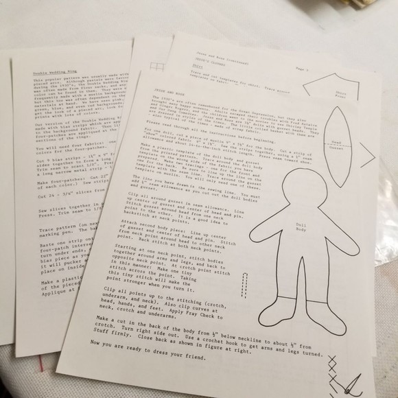 1985 Tomorrow's Heirlooms quilt patterns Pat033 - Picture 6 of 7